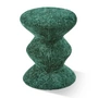 POLSPOTTEN - Zig Zag Tabouret, Soft, vert foncé