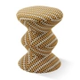 POLSPOTTEN - Zig Zag Tabouret, Soft, ocre