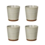 Broste Copenhagen - Tasses « Grød », 25 cl, couleur sable (lot de 4)