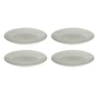 Broste Copenhagen - Assiettes plates « Grød », Ø 26 x H 2,7 cm, couleur sable (lot de 4)