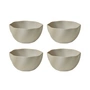 Broste Copenhagen - Bol « Limfjord », Ø 14 cm, gris clair (lot de 4)
