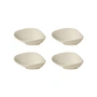 Broste Copenhagen - Assiettes « Limfjord », 10,6 x 10 cm, beige (lot de 4)