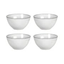 Broste Copenhagen - Bol « Nordic Sand », Ø 17 x H 8 cm (lot de 4)