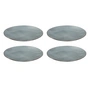 Broste Copenhagen - Assiettes plates « Nordic Sea », Ø 26 x H 2,5 cm (lot de 4)