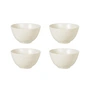 Broste Copenhagen - Bol « Nordic Vanilla », Ø 15 x H 8 cm (lot de 4)
