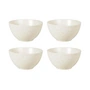 Broste Copenhagen - Bol « Nordic Vanilla », Ø 17 x H 8 cm (lot de 4)