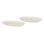 Broste Copenhagen - Plateau de service « Nordic Vanilla », 30 x 17 cm (lot de 2)