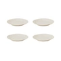 Broste Copenhagen - Assiettes « Nordic Vanilla », Ø 15 cm (lot de 4)