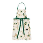 Marimekko - Pieni Unikko Tablier, sable / blanc / foin / émeraude