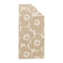 Marimekko - Unikko Serviette de bain, 70 x 150 cm, blanc cassé / lin