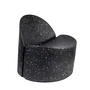 Zuiver - Chaise lounge Bloom, black-galaxy