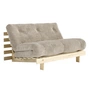 Karup - Roots Canapé-lit, 140 x 200 cm, pin naturel / soft cream (550)
