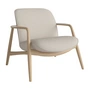 Bolia - Fauteuil « Bowie », chêne huilé pigmenté blanc / Revi ivoire
