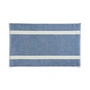 HAY - Tapis de bain « Stripe », 50 x 80 cm, bleu pétrole