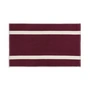 HAY - Tapis de bain « Stripe », 50 x 80 cm, bordeaux