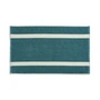 HAY - Tapis de bain « Stripe », 50 x 80 cm, bleu pétrole