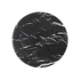 & Tradition - Wire VP11 Plateau de table, Ø 38 cm, marbre noir (Nero Marquina)