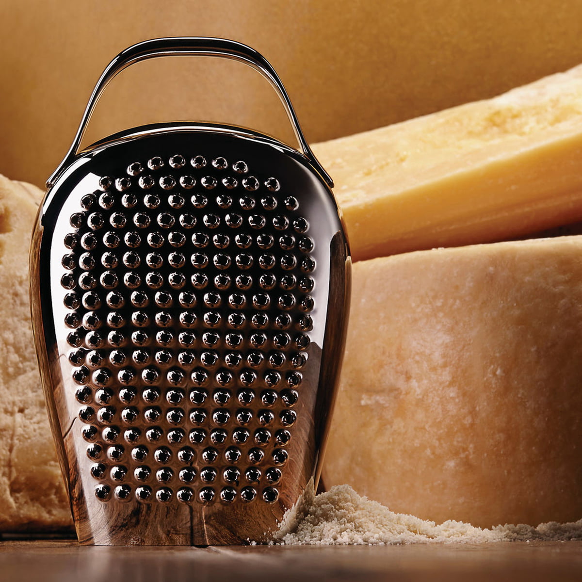 Râpe à fromage Alessi Todo - Acier/Bois