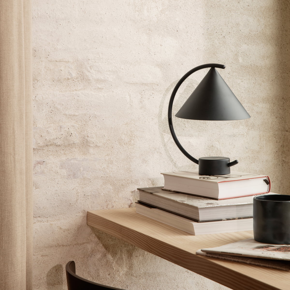 ferm Living - Meridian Lampe de table LED rechargeable