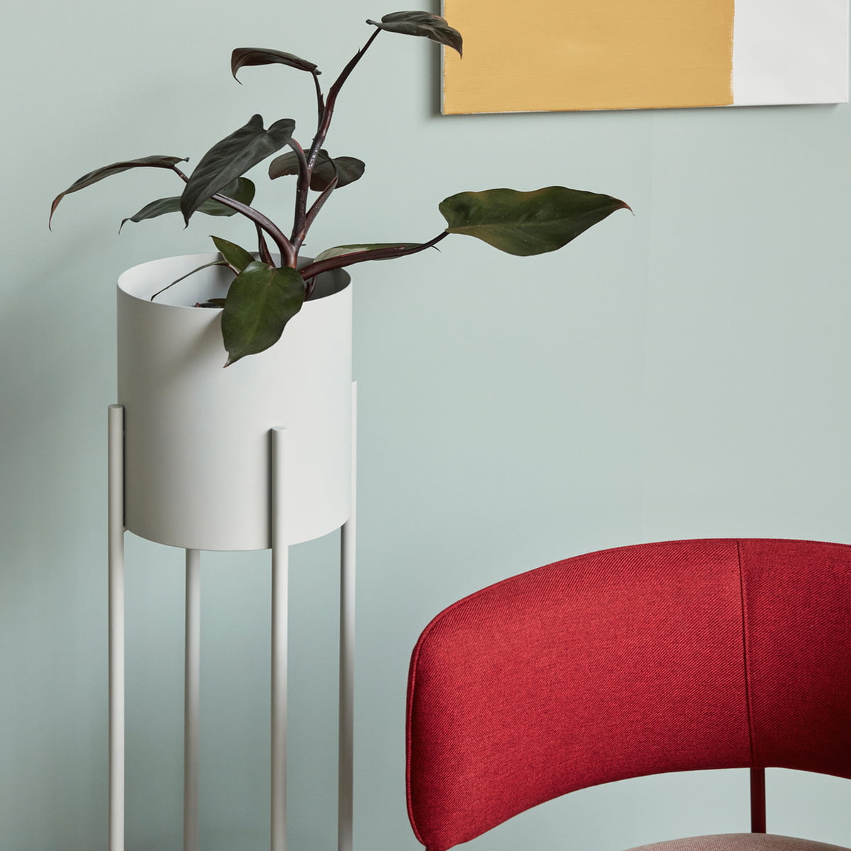 Support de vase à fleurs en céramique nordique porte-plante décoration de  la maison moderne accessoires de salon décoration de chambre à coucher