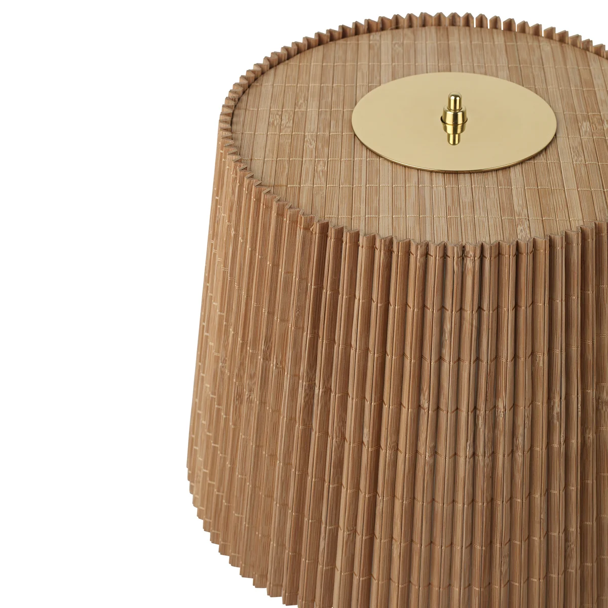 Gubi -9205-Lampe de table-Bambou-Laiton-Détail