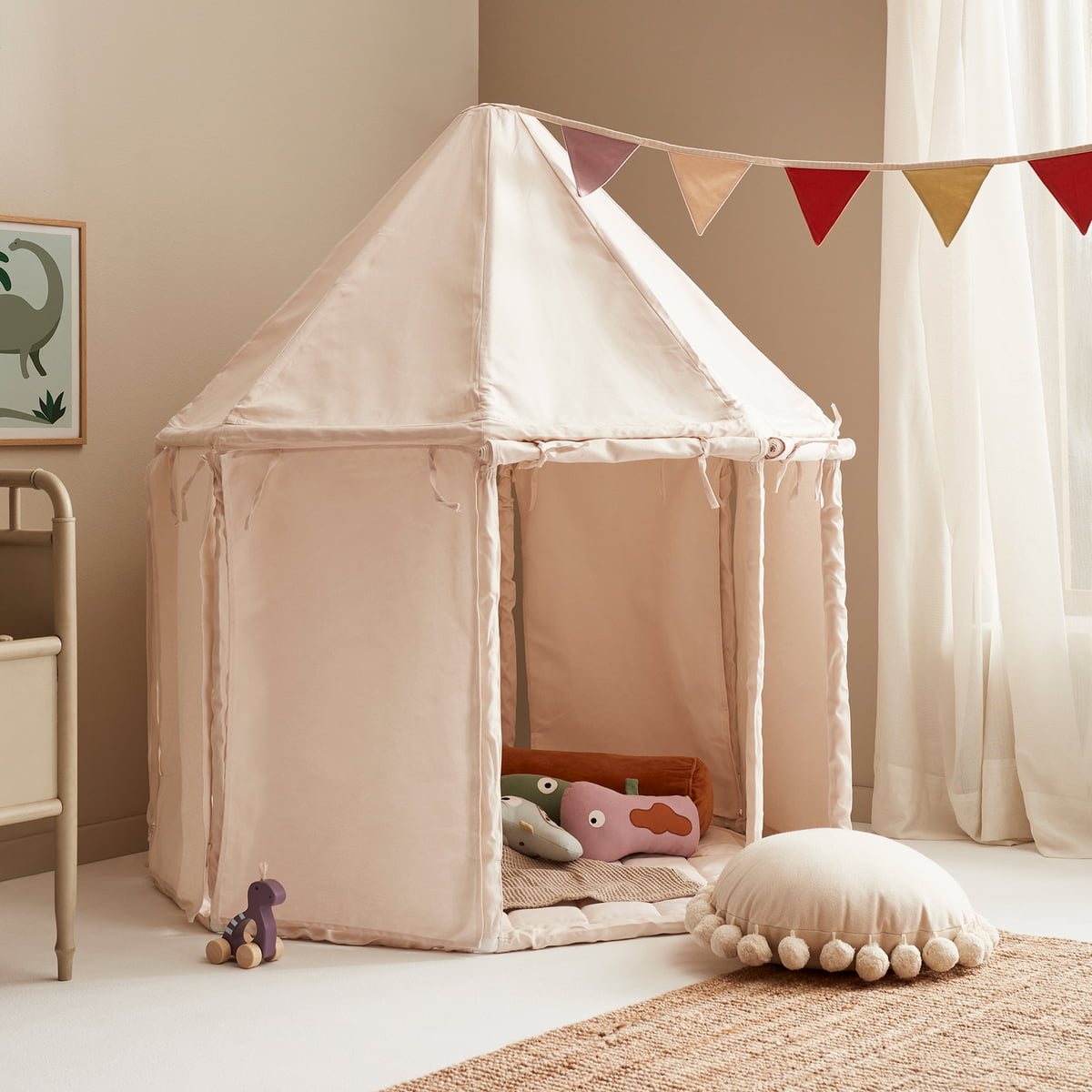 Kids Concept Tente de Jeu - Pavillon - Beige