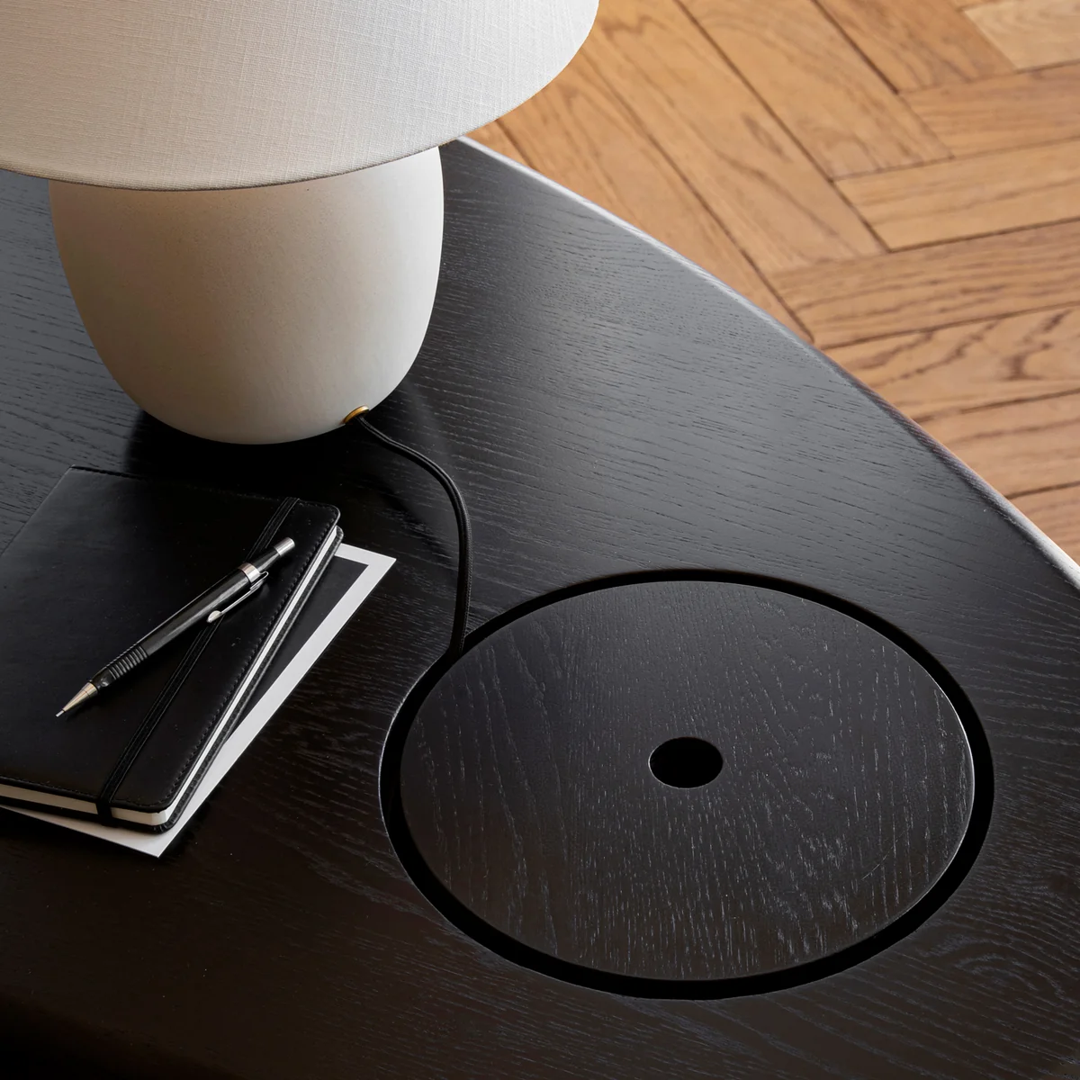 Audo - Torso Lampe de table H 37 cm, sand / off white