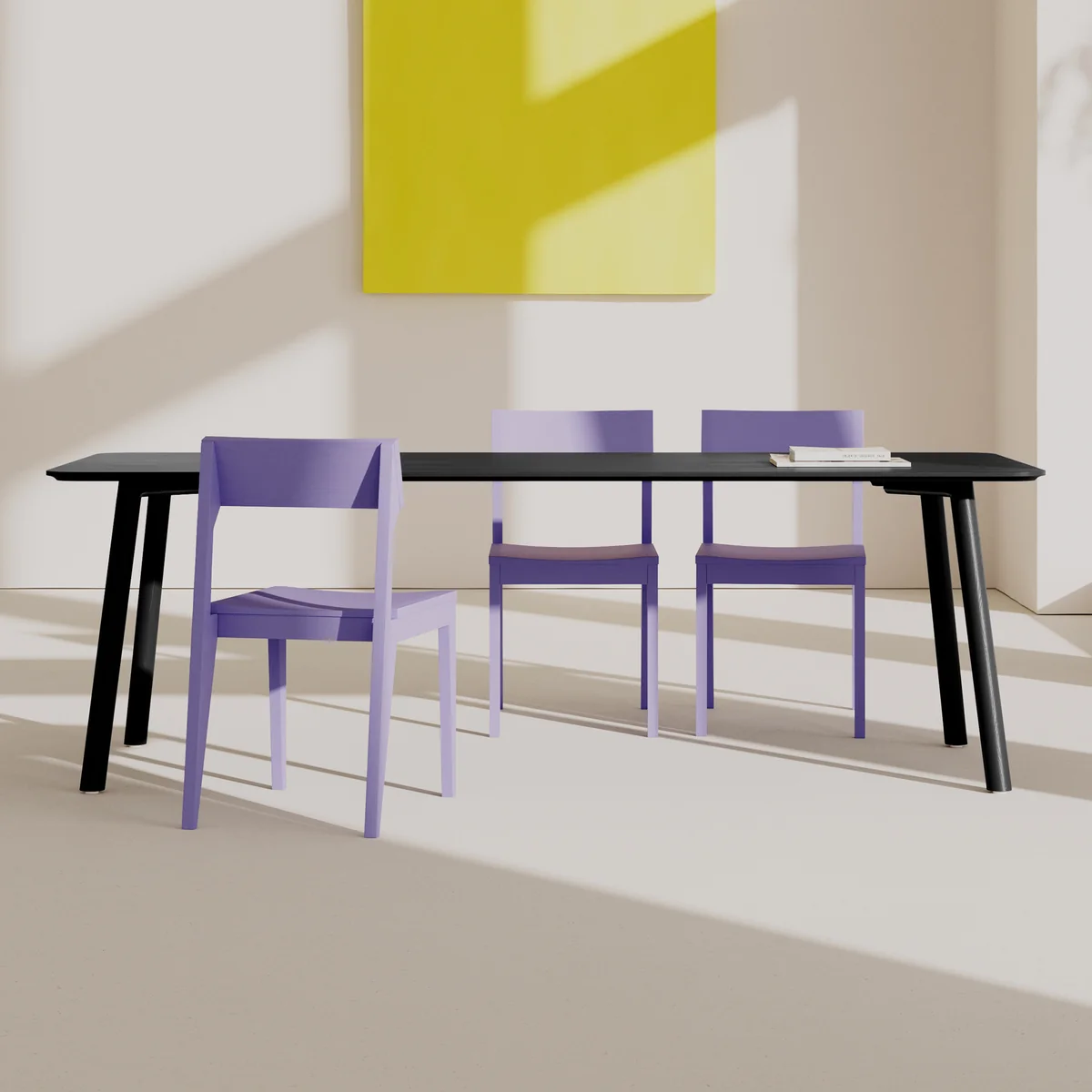 OUT Objekte unserer Tage - Meyer Color Table, frêne laqué noir