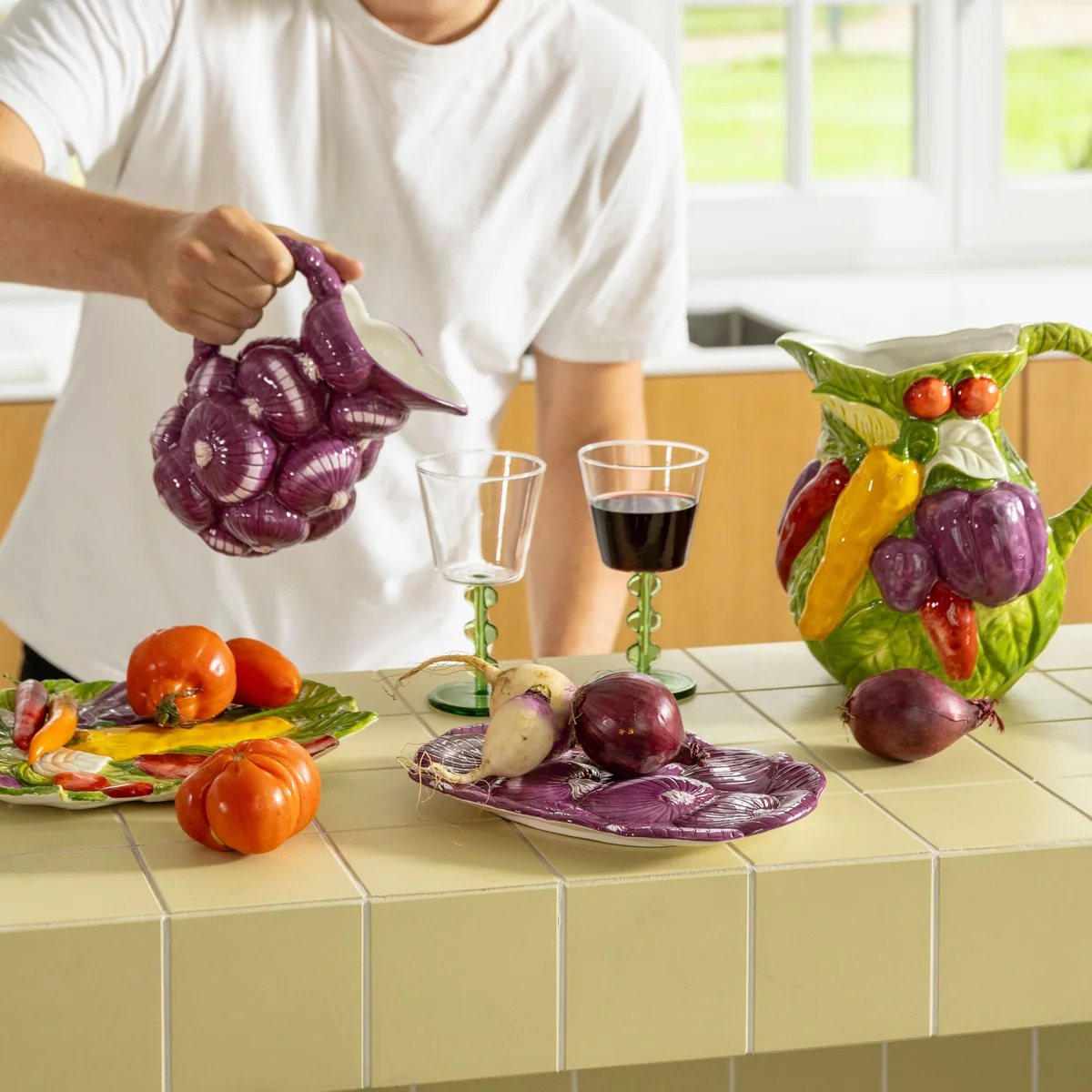 Legume Pichet de & klevering