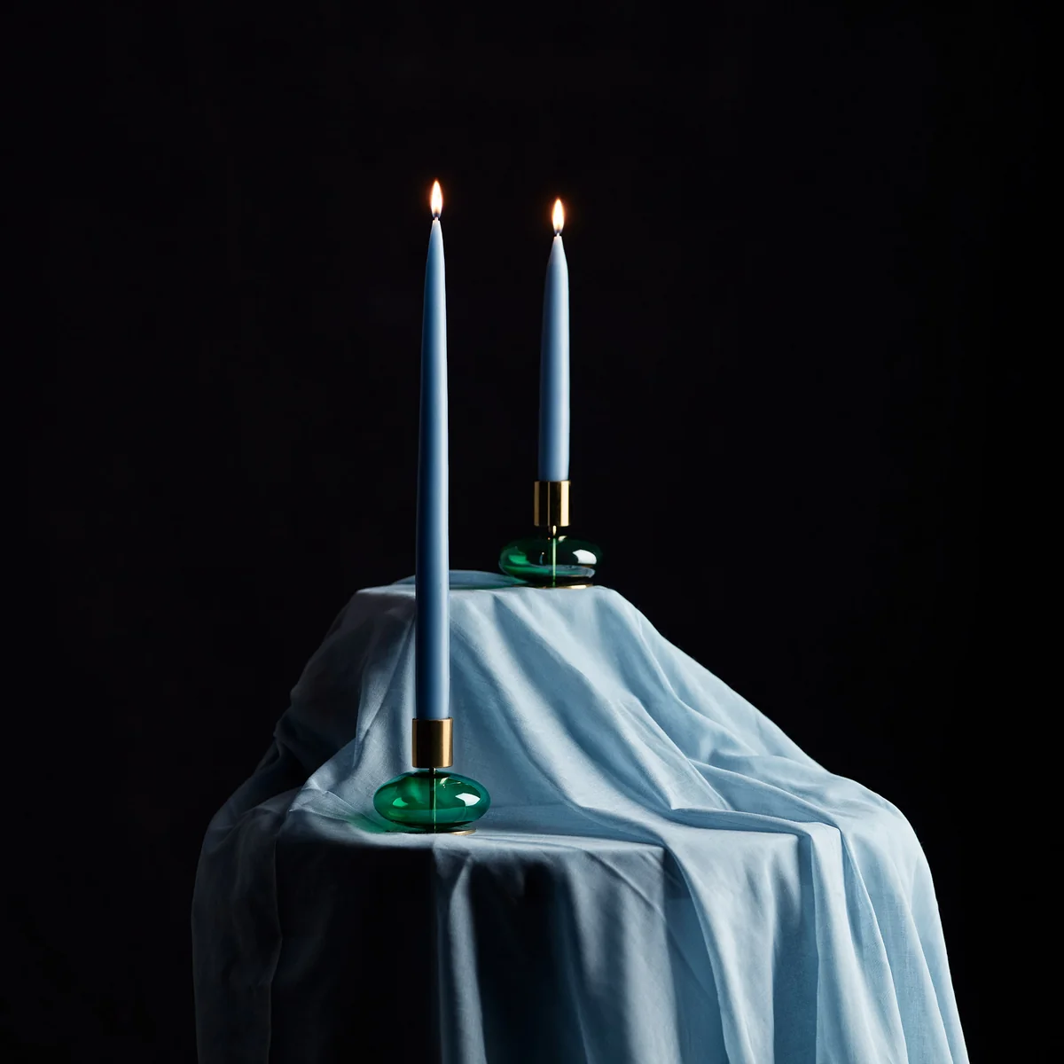 Holmegaard - Bubble bougeoir, vert