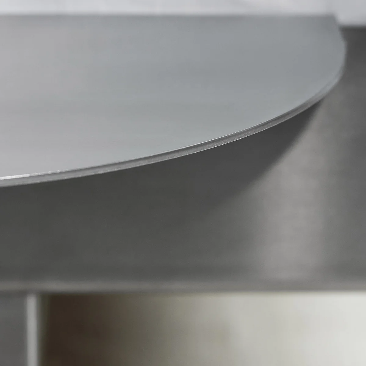 Moebe - Table de nuit pour lit, acier inoxydable