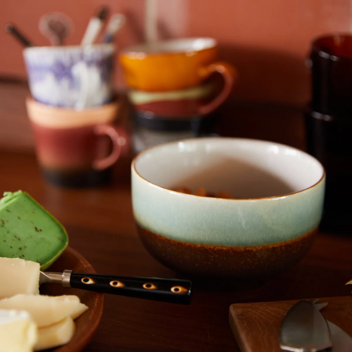 HKliving - 70's Plat à pâtes, Ø 13,5 cm, depths