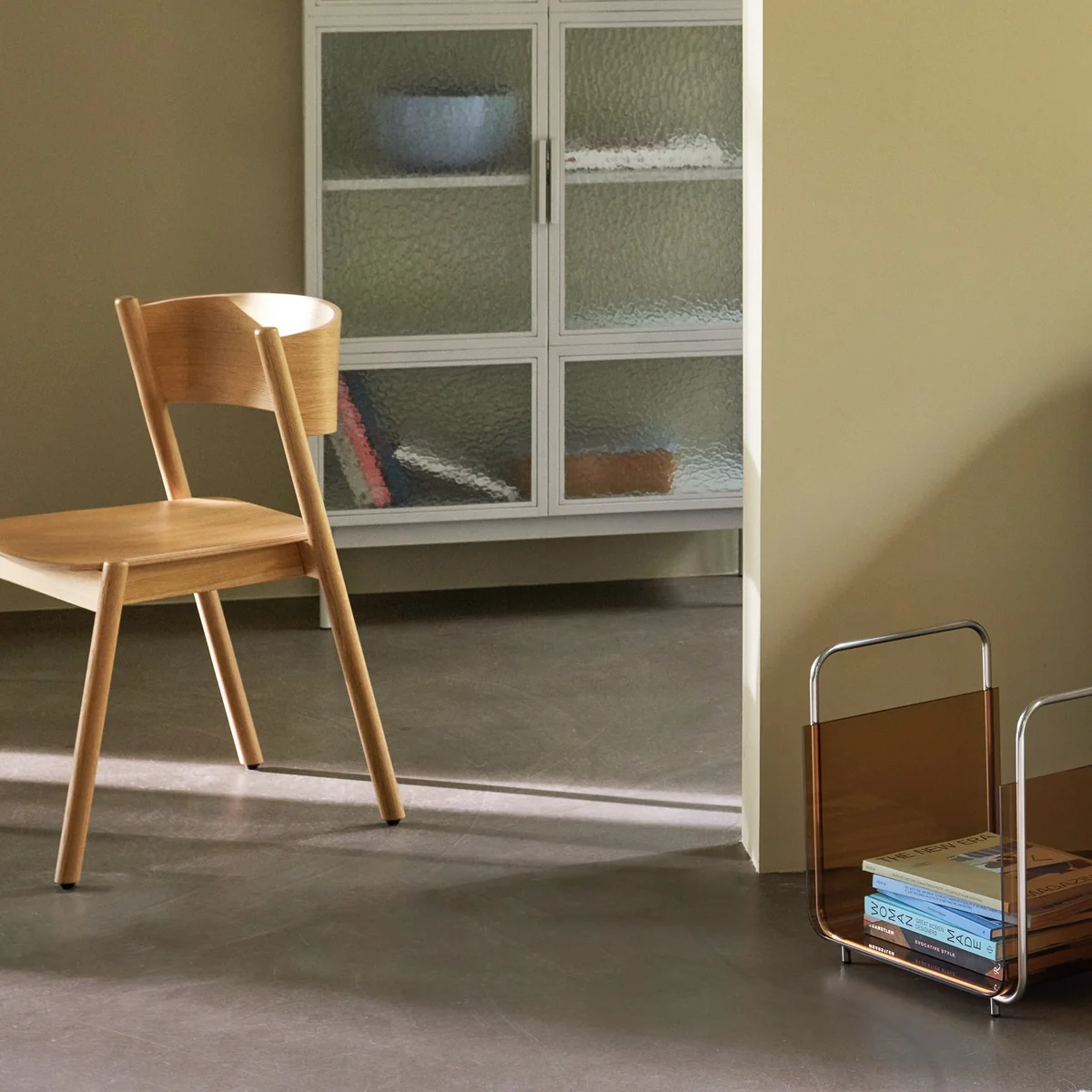 Hübsch Interior - Oblique Chaise, chêne / naturel