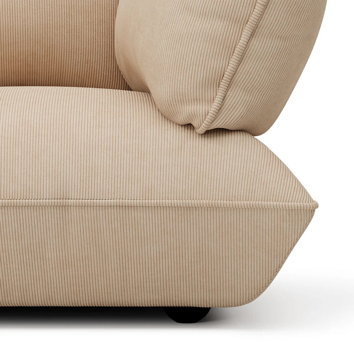 Fatboy - Sumo Module d'angle droit, beige (Cord)