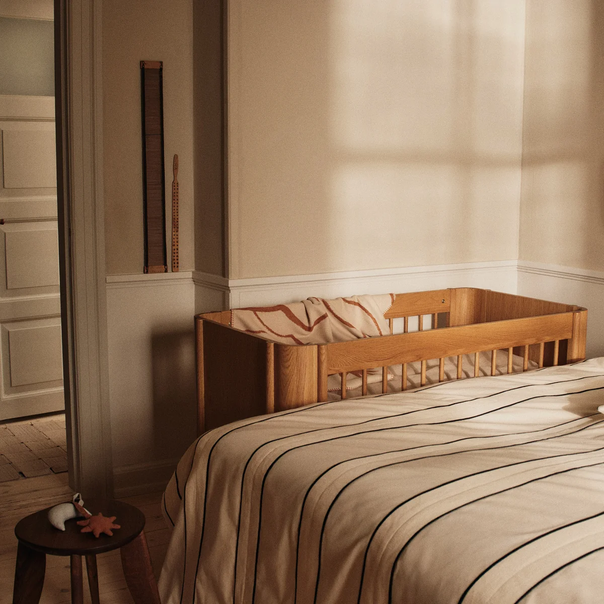 Ferm Living - Tilu Lit bébé, 68 x 129 cm, chêne naturel