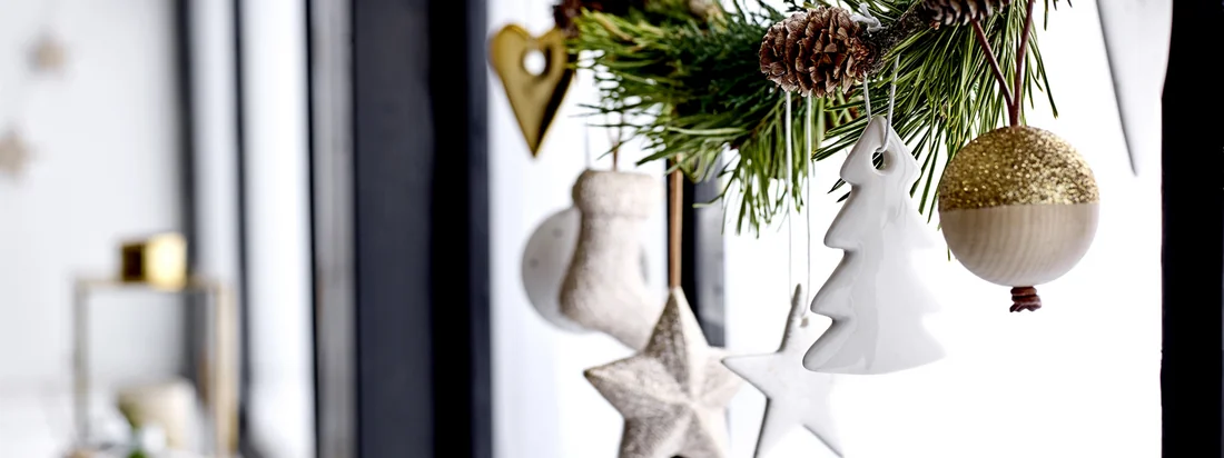 Bloomingville - Bannière de Noël 3840 x 1440