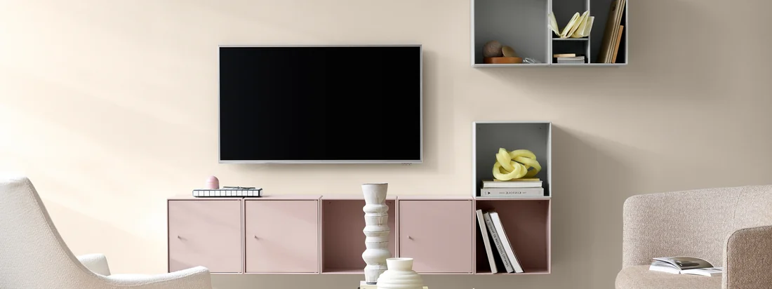 Mini par Montana dans la vue d'ambiance. La série Mini est une version allégée de la série classique Montana et allie fonctionnalité, légèreté et design.