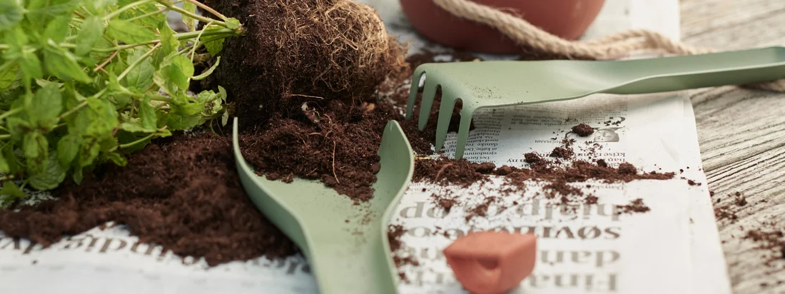 Topics : Plantation - Rig-Tig by Stelton - Green-It garden tool - Single image - Garden tool-green-plant-pot