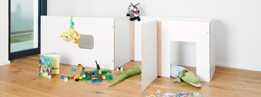 La collection Kids de Tojo convainc par ses meubles multifonctionnels et bien pensés. Le design simple et le mélange de blanc et de bois naturel s'intègrent harmonieusement dans toute chambre d'enfant.