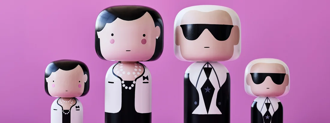 Qu'il s'agisse de Coco Chanel ou de Karl Lagerfeld, les figurines Sketch Inc. de Lucie Kaas sont disponibles en plusieurs modèles et tailles et sont toutes minutieusement peintes à la main.