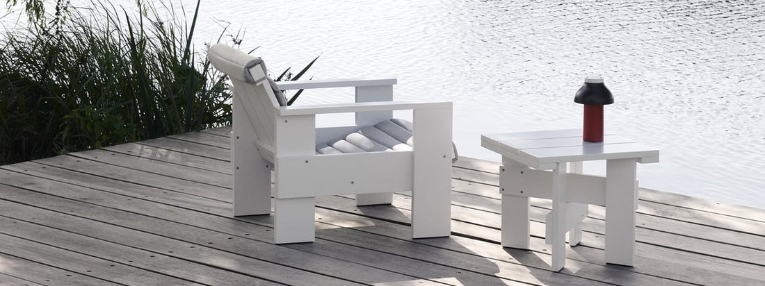 En 1934 déjà, la première collection Crate de Gerrit Rietveld était fabriquée à partir de caisses en bois excédentaires. La nouvelle édition de la série présente la même force esthétique et le même sens de l'architecture.