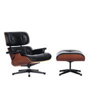Vitra - Lounge Chair & Ottoman - merisier