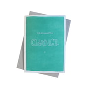 Holstee - Carte de vœux Change it