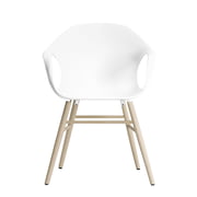 Kristalia - Chaise Elephant avec piètement en bois