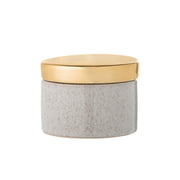 Bloomingville -- Bocal de rangement avec couvercle en laiton