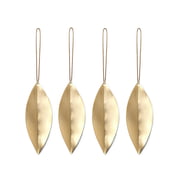 ferm Living - Feuilles déco en laiton (lot de 4)
