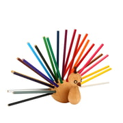 Eo danemark - Étui à stylos peacock avec crayons de couleur