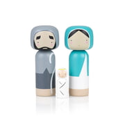 Lucie kaas - Figurine en bois de x-mas de sketch inc.