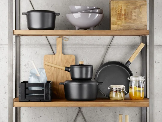 Nordic Kitchen Casserole en acier inoxydable, dessous de plat et pichet