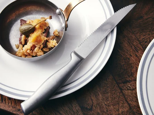 Nicolas Vahé - Ranch Couteaux, acier inoxydable brossé (set de 4)